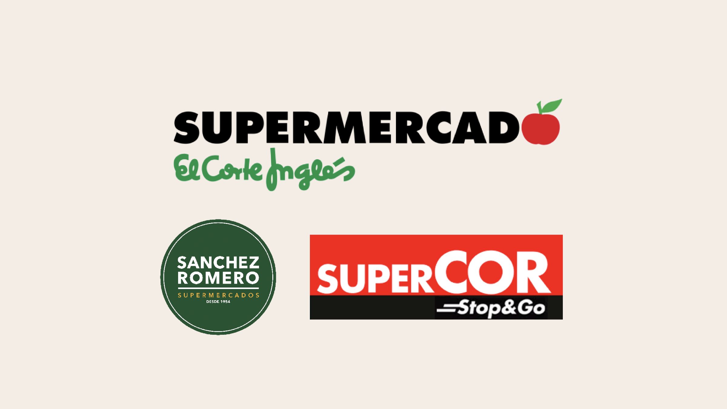 Logos ECI + Sánchez Romero + Stop&Go