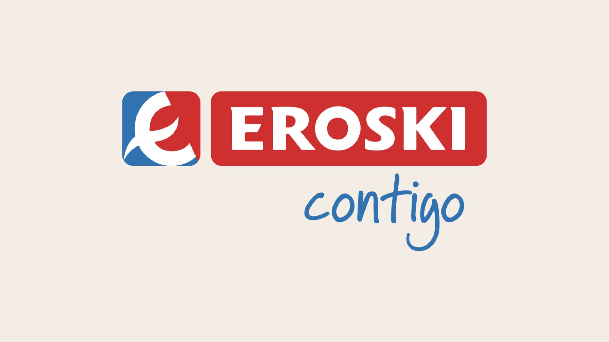 Logo Eroski + claim contigo