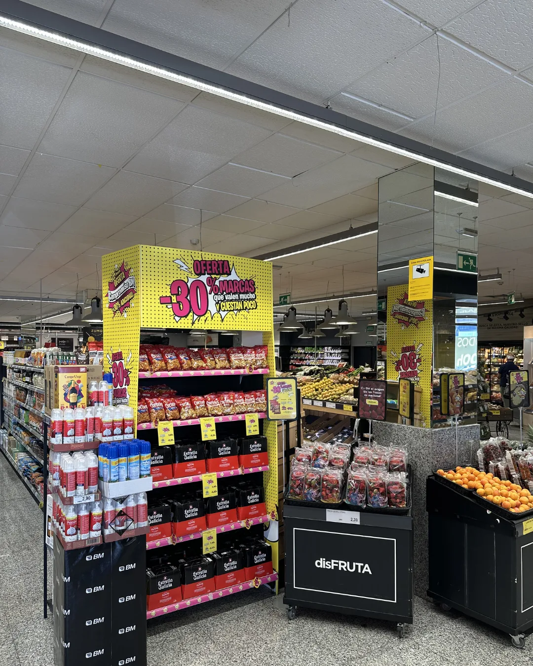 Primera impresión con cabecera promocional