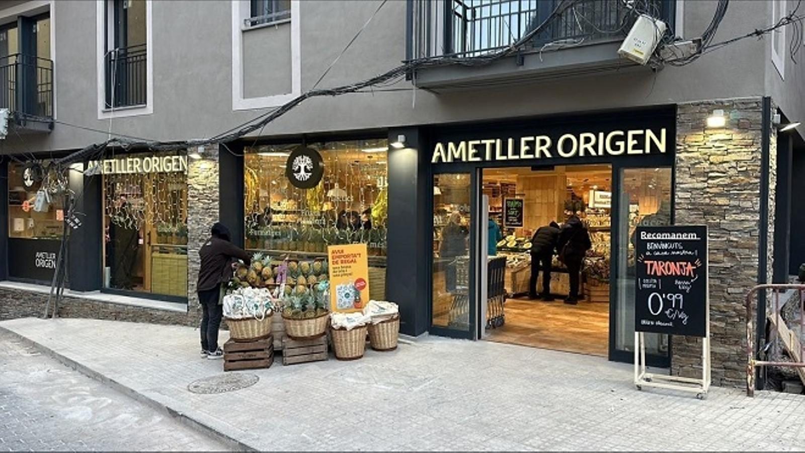 Fachada Ametller con vegetación