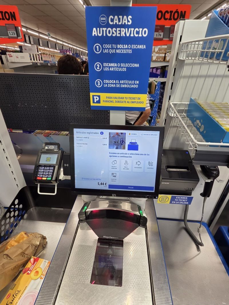 Caja rápida Lidl