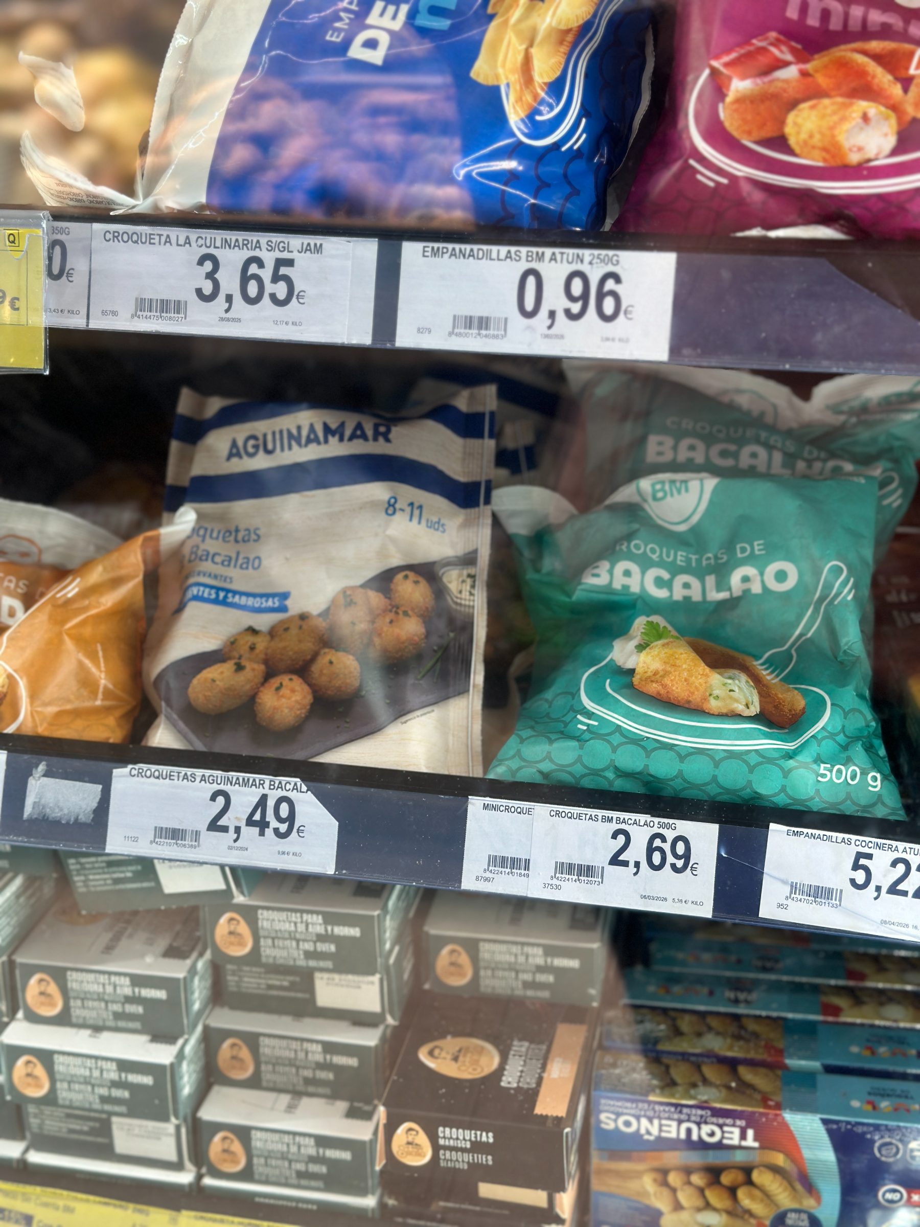 Lineal congelados BM — surtido general