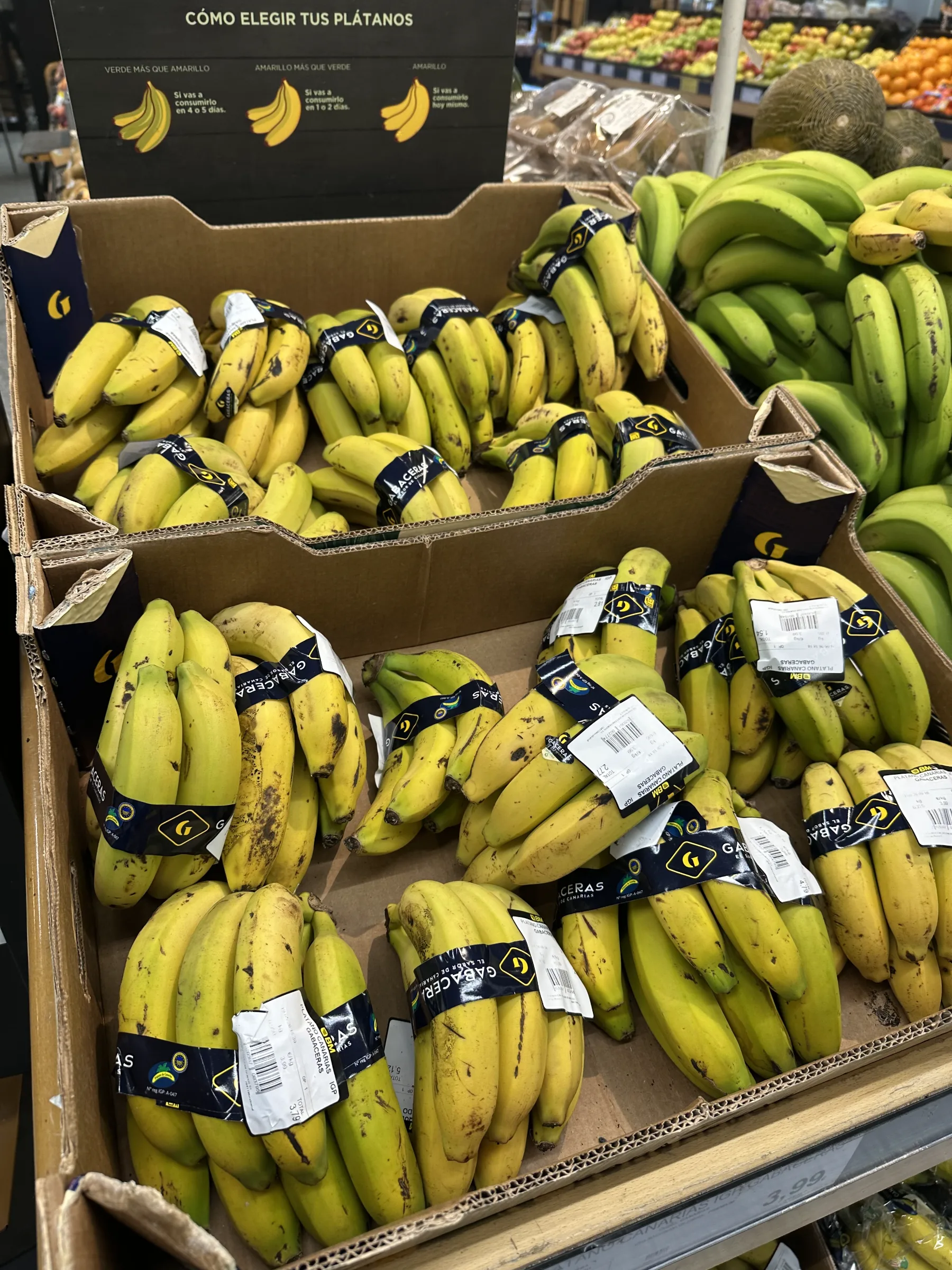 Personal de sección frutería BM