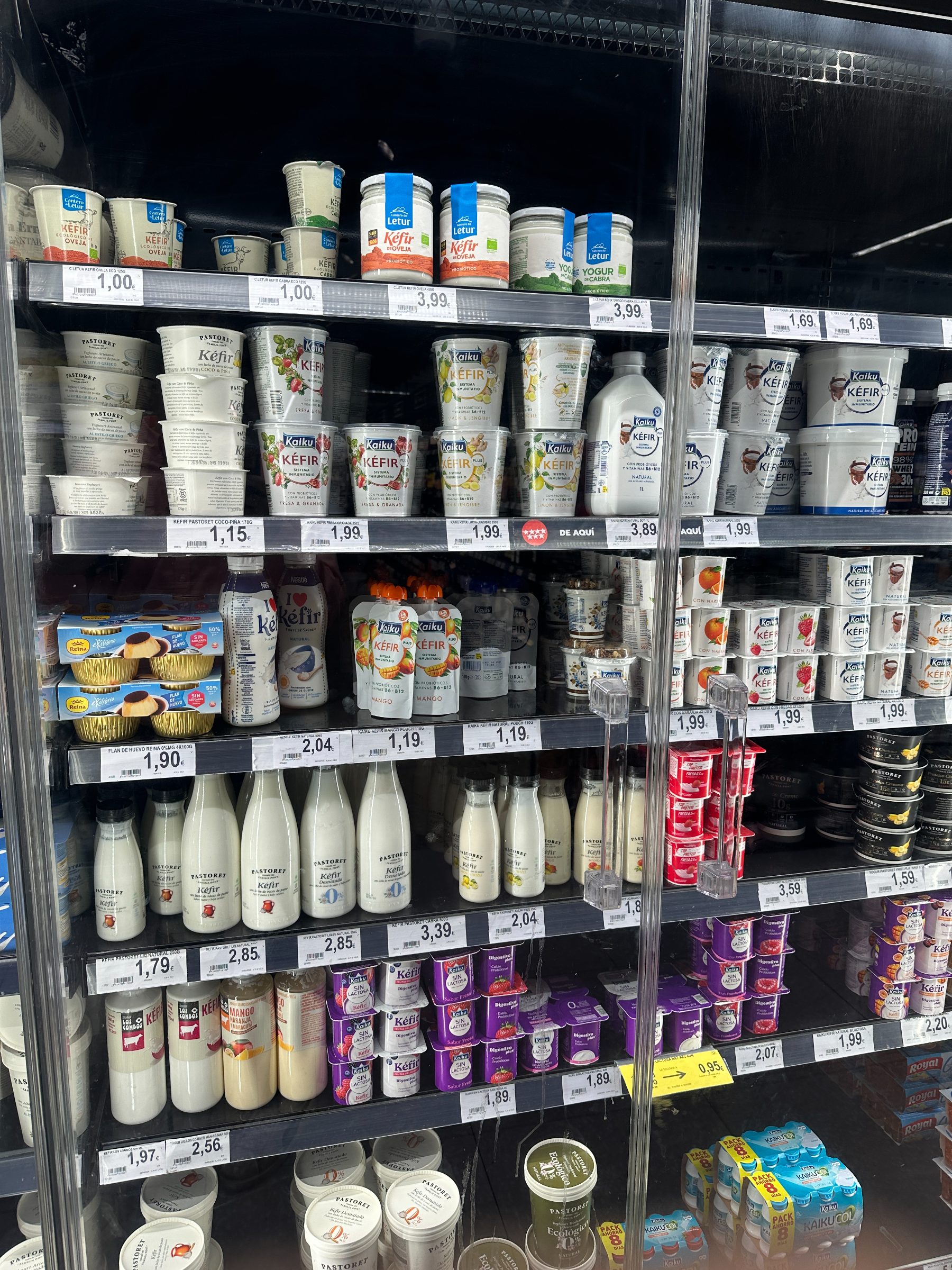 Producto fresco de corta vida en refrigerados BM